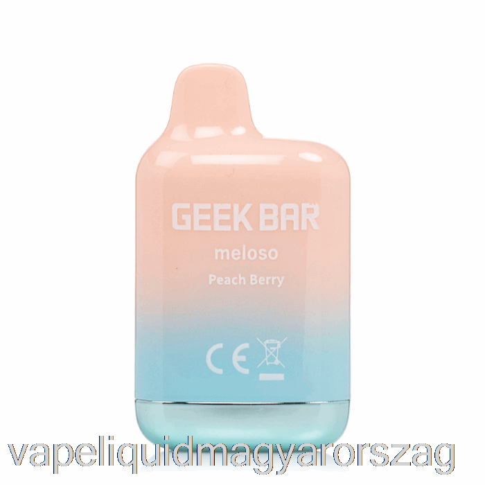 Geek Bár Meloso Mini 1500 Eldobható Barack Bogyó Vape Toll